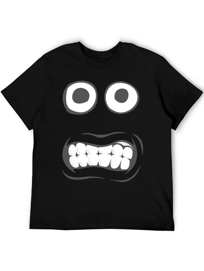 Funny Face Graphic Tee - Black