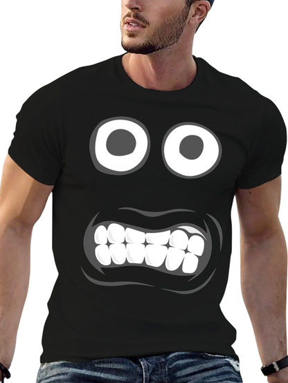 Funny Face Graphic Tee - Black