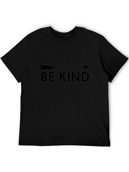 Be Kind Arrow Heart Black T-Shirt