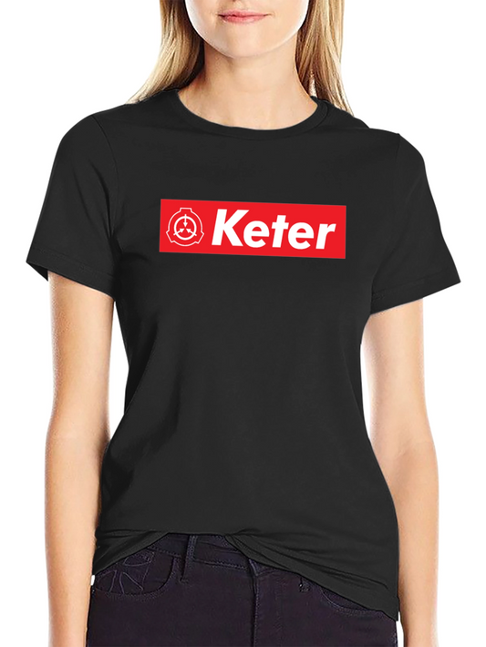 Keter SCP Foundation T-Shirt - Red Box Logo Design