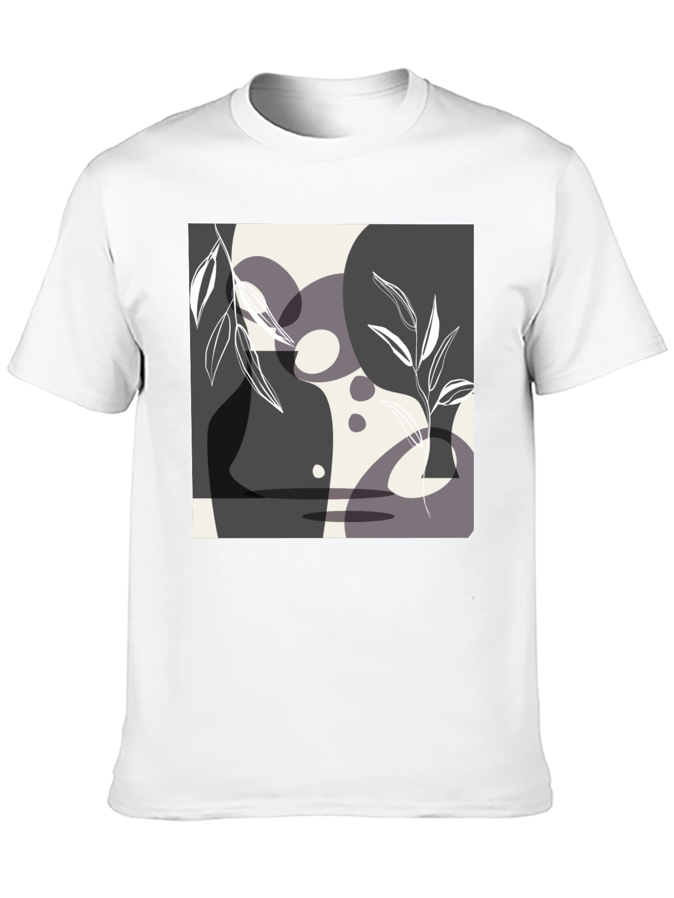 Abstract Art Black T-Shirt