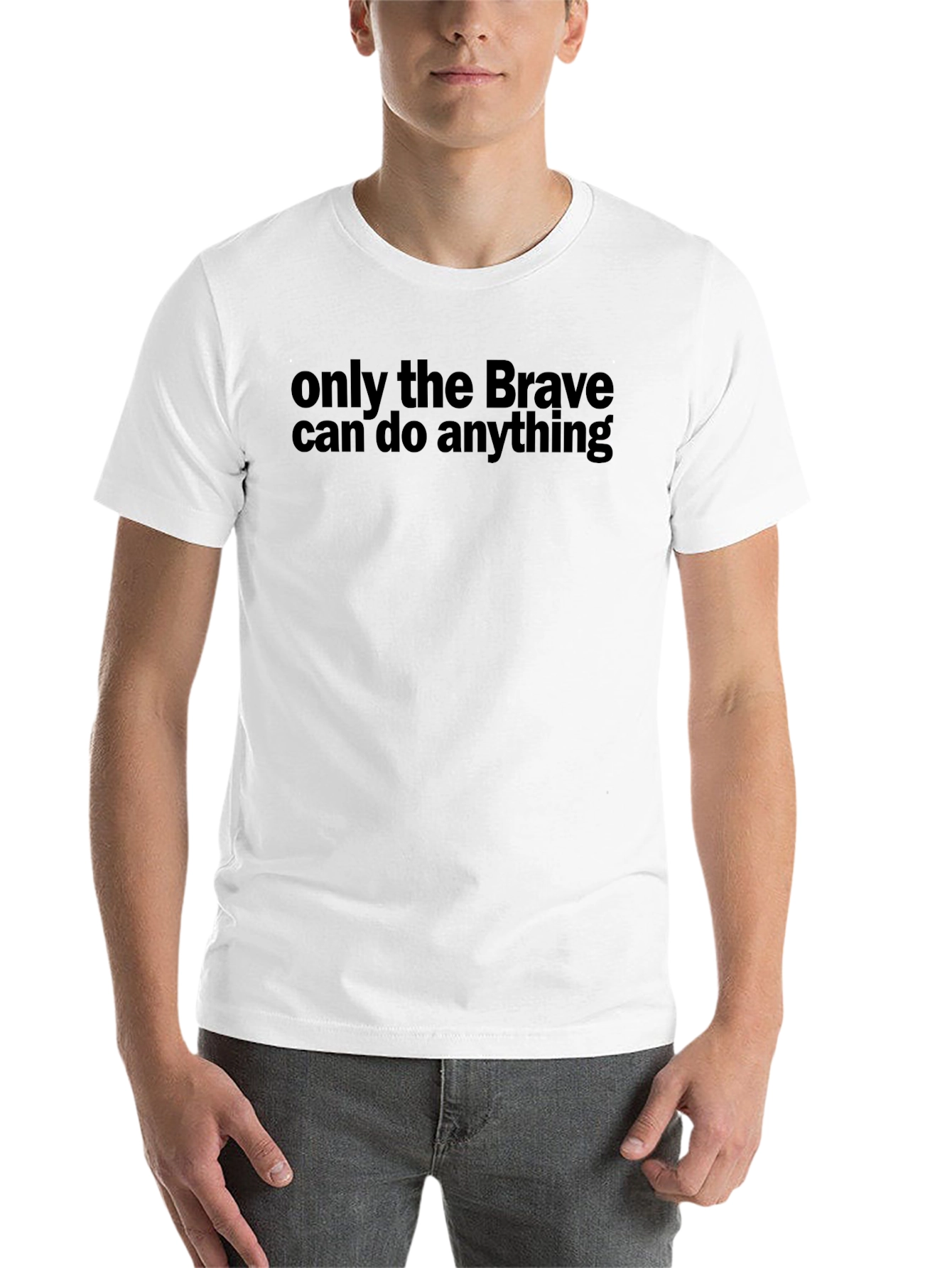 Brave Statement Graphic T-Shirt