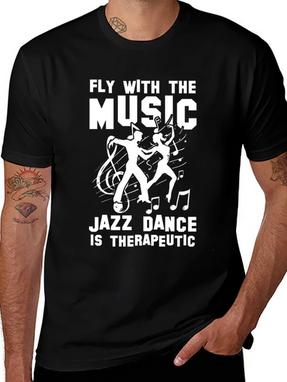 Fly with the Music Jazz Dance Graphic Tee