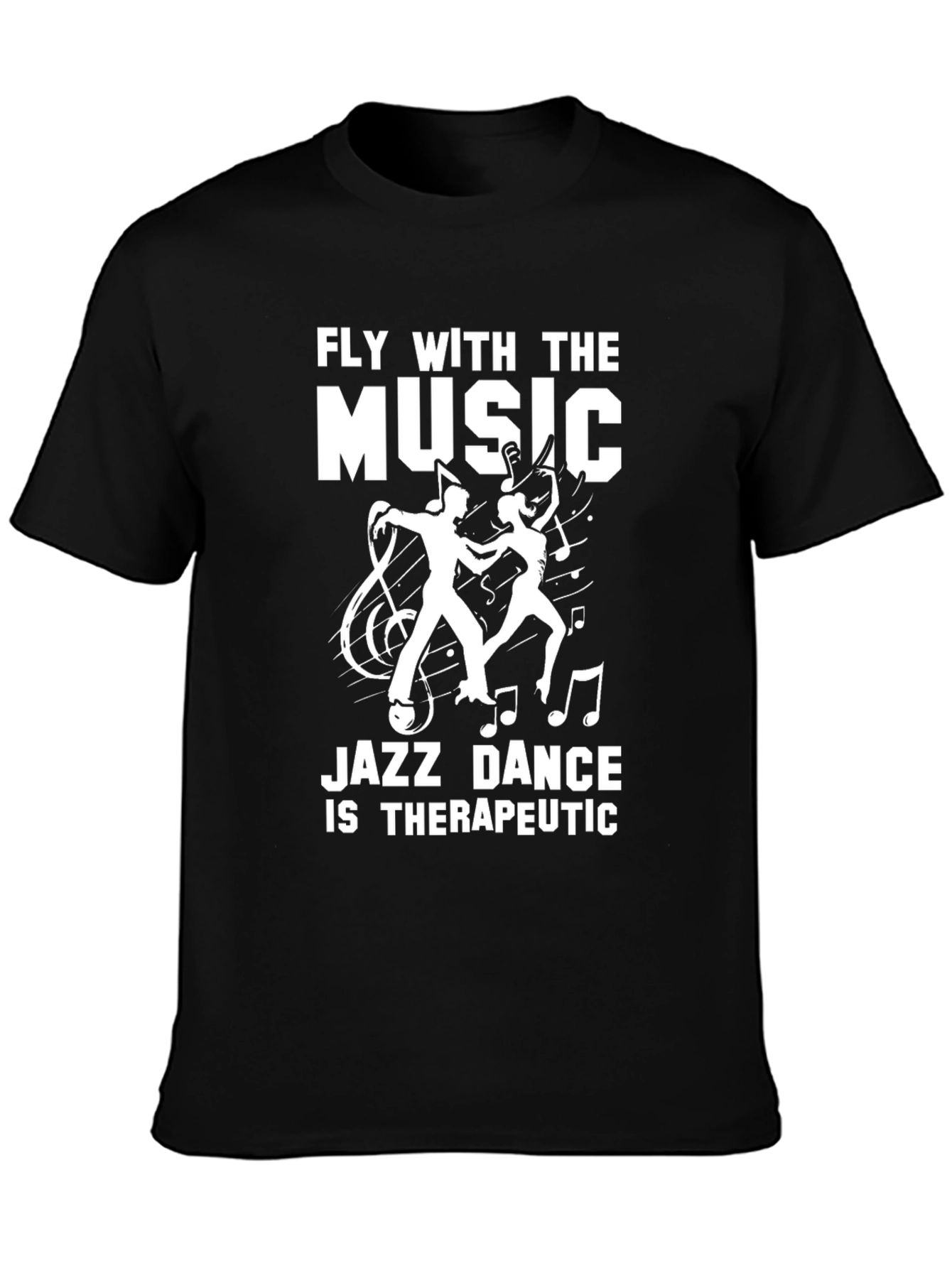 Fly with the Music Jazz Dance Graphic Tee