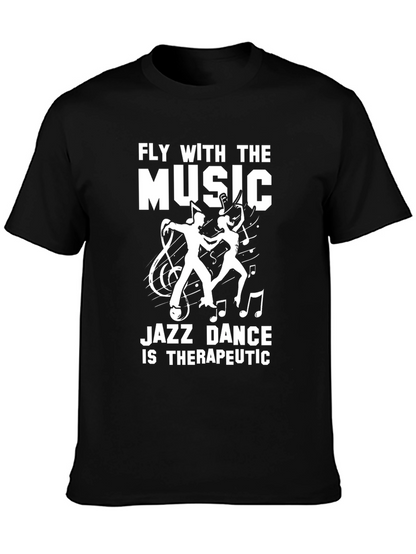 Fly with the Music Jazz Dance Graphic Tee
