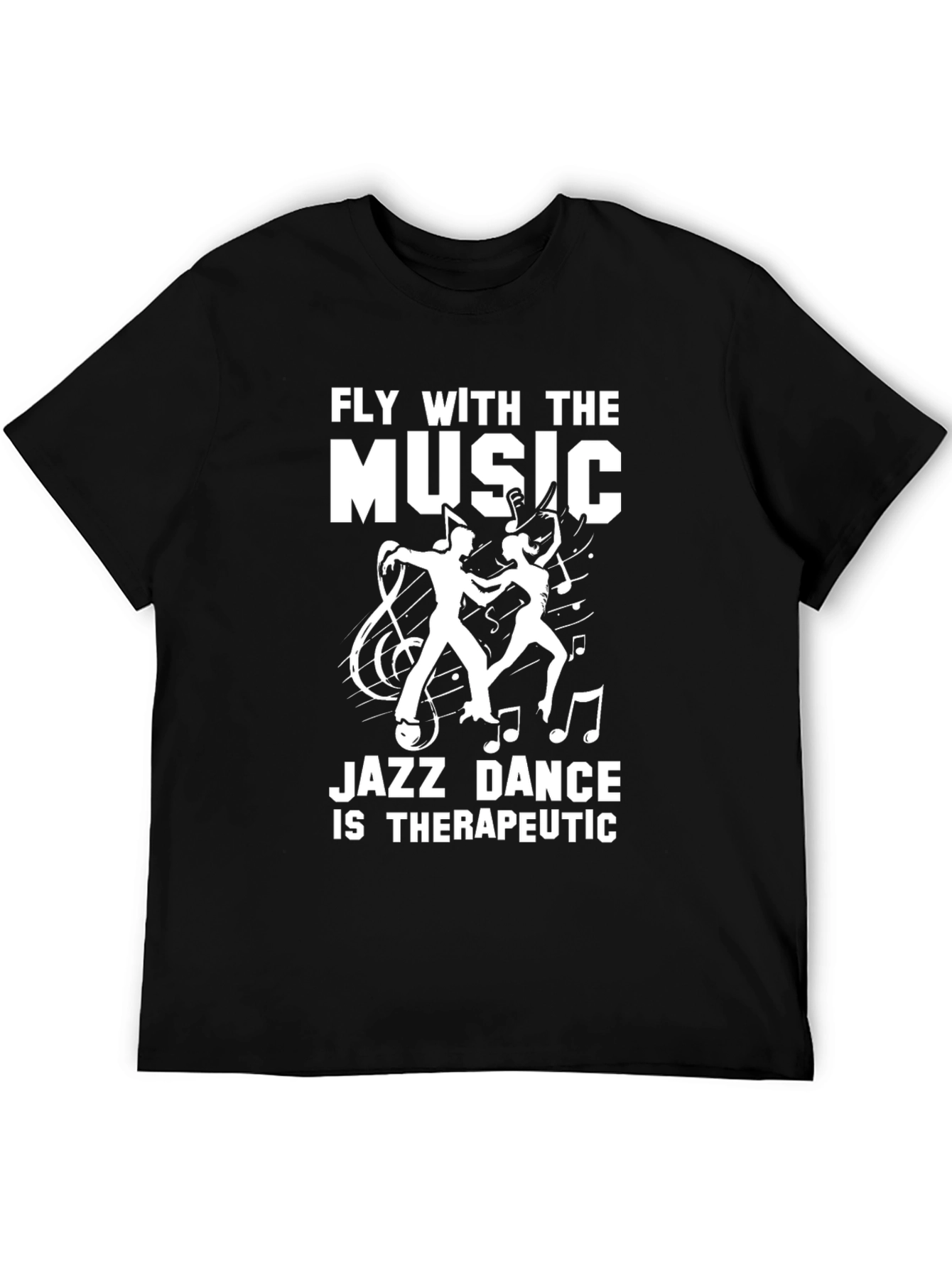 Fly with the Music Jazz Dance Graphic Tee