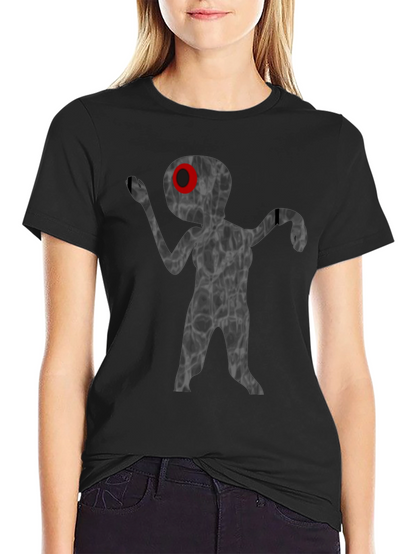 Unique Alien Graphic T-Shirt - Black
