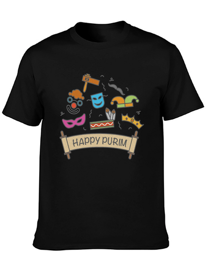 Happy Purim T-Shirt - Festive Holiday Apparel