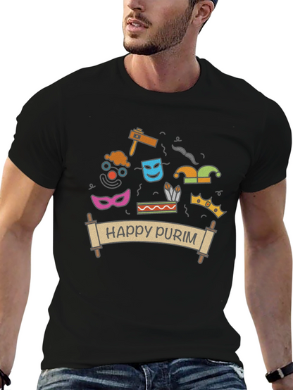 Happy Purim T-Shirt - Festive Holiday Apparel