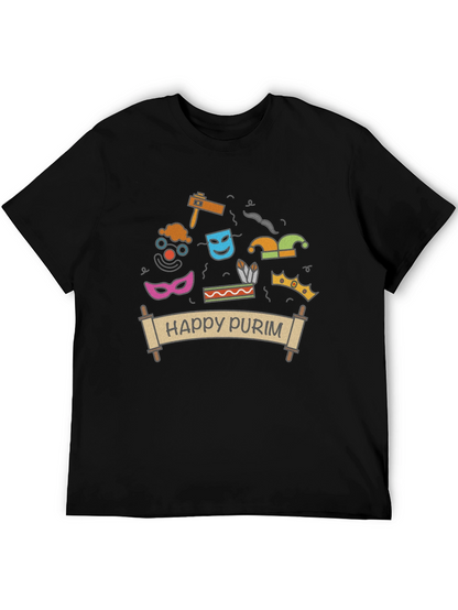 Happy Purim T-Shirt - Festive Holiday Apparel