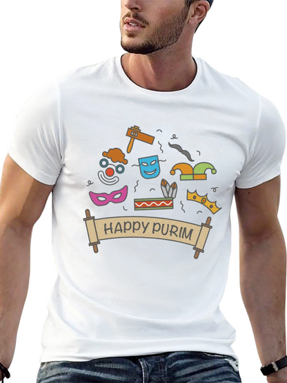 Happy Purim T-Shirt - Festive Holiday Apparel