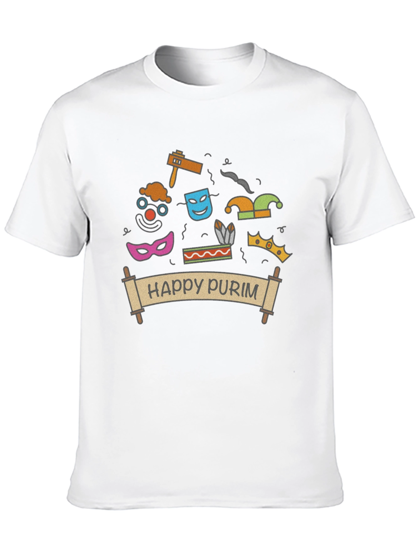 Happy Purim T-Shirt - Festive Holiday Apparel