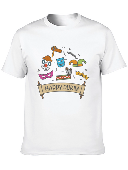Happy Purim T-Shirt - Festive Holiday Apparel