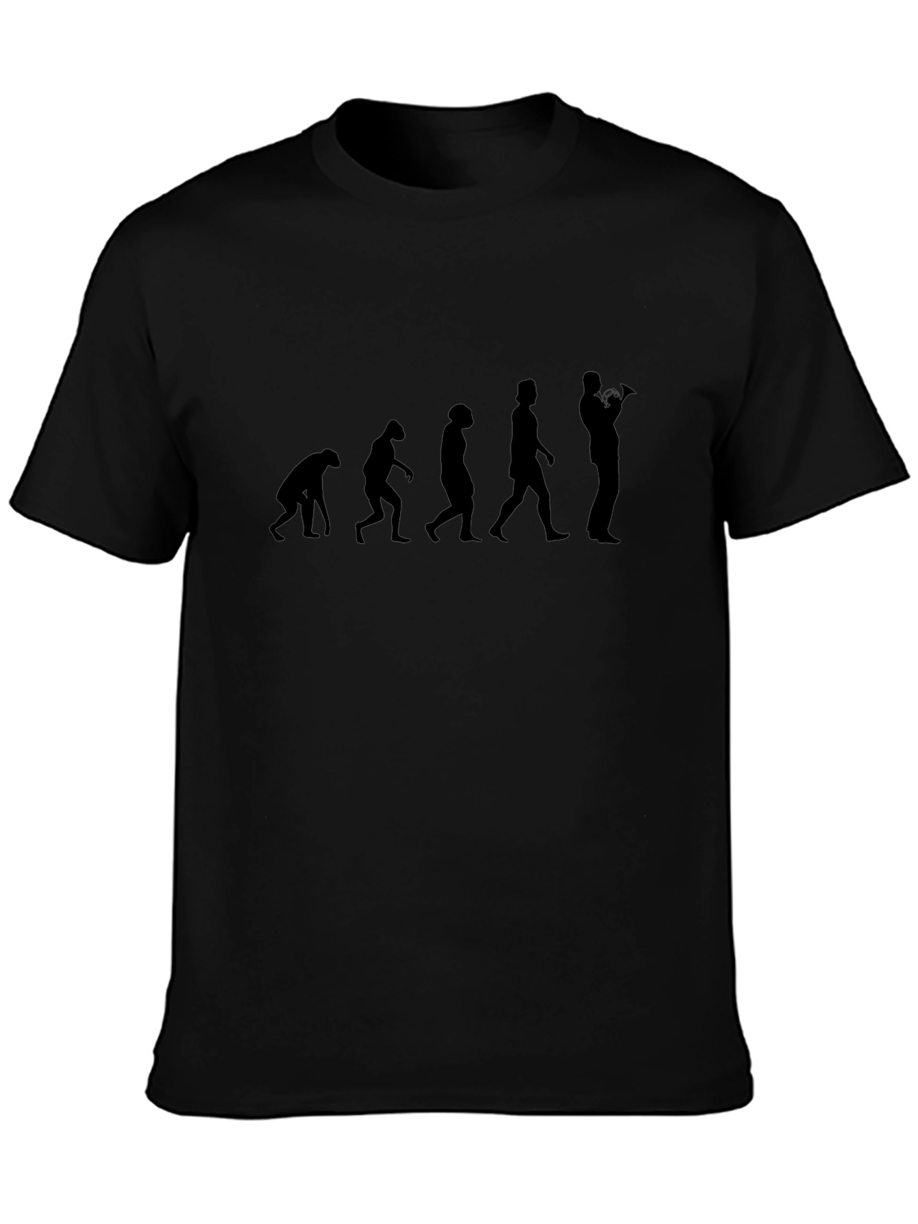 Evolution of Trumpet Player Mens T-Shirt