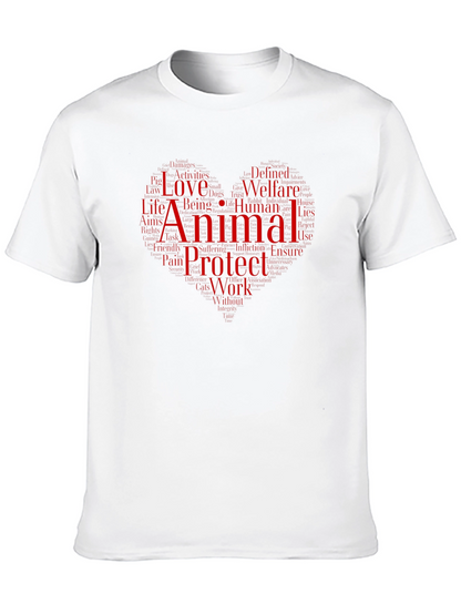 Animal Lover Graphic T-Shirt - Protect & Welfare