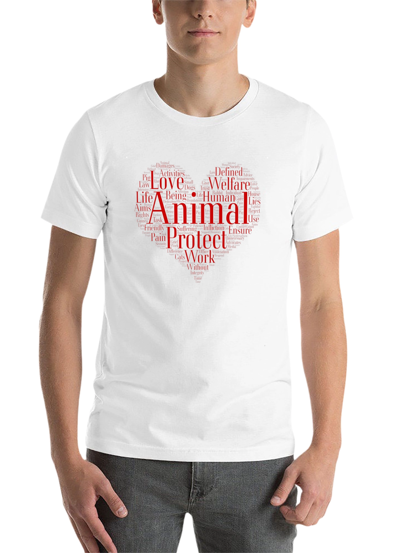 Animal Lover Graphic T-Shirt - Protect & Welfare