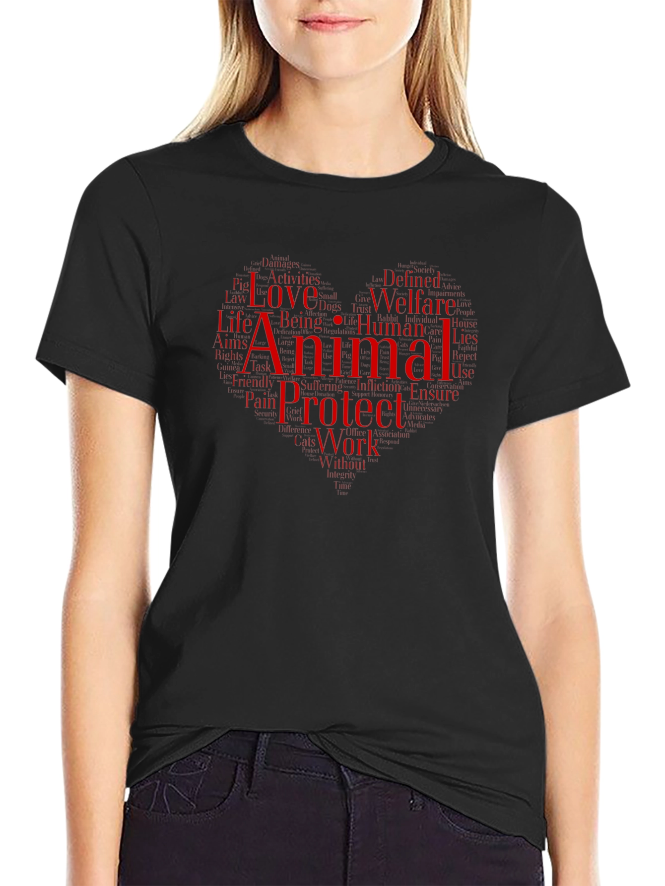 Animal Lover Graphic T-Shirt - Protect & Welfare
