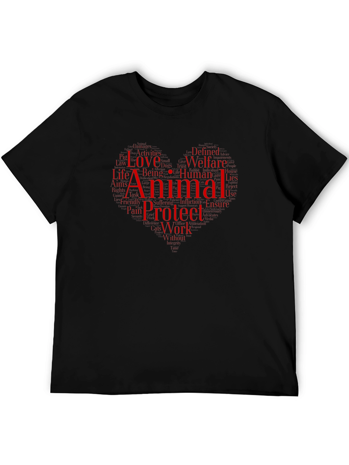 Animal Lover Graphic T-Shirt - Protect & Welfare