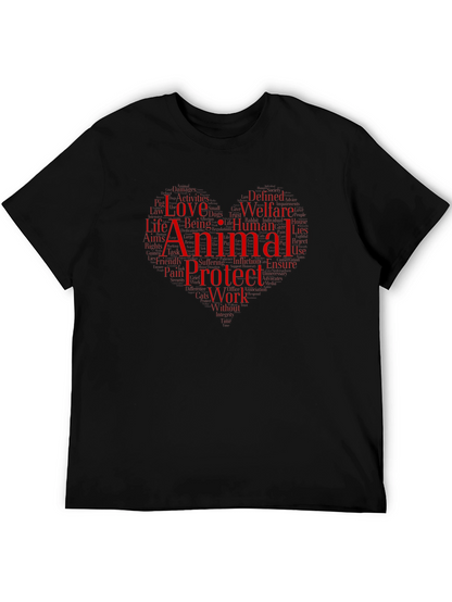 Animal Lover Graphic T-Shirt - Protect & Welfare