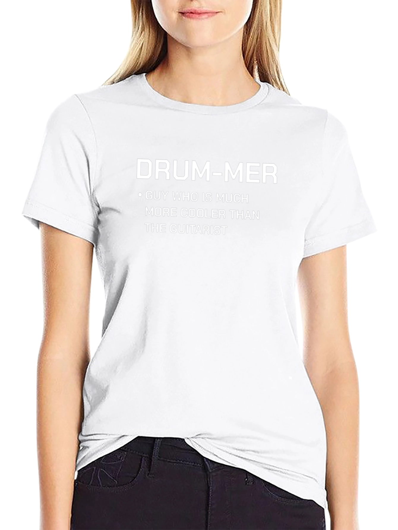 Drummer T-Shirt: Cooler Than Guitarist
