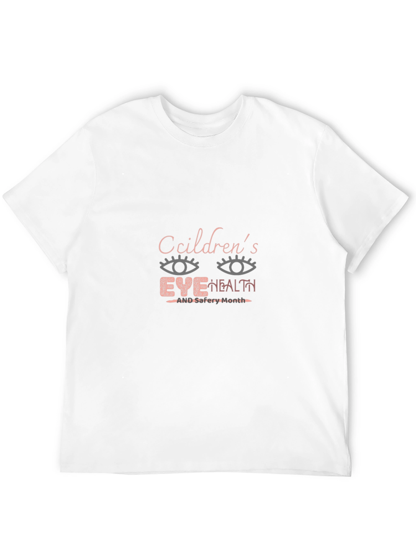 Childrens Eye Health T-Shirt - Black