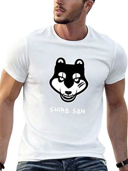 Shiba San T-Shirt Black Graphic Tee