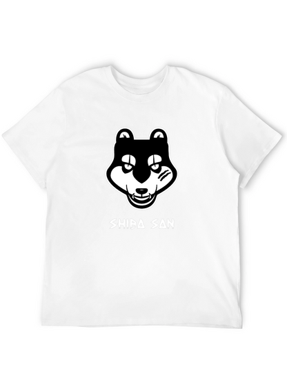 Shiba San T-Shirt Black Graphic Tee