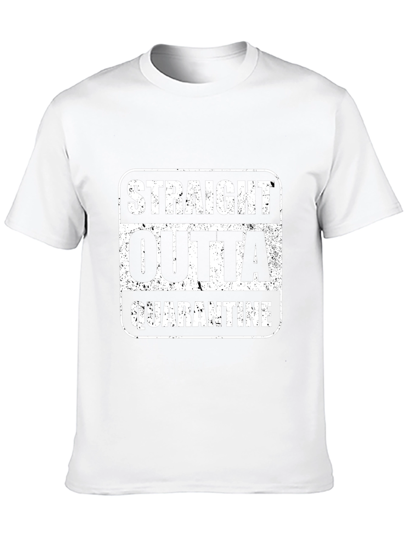 Straight Outta Quarantine T-Shirt Black