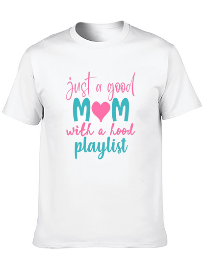 Good Mom Hood Playlist Tee