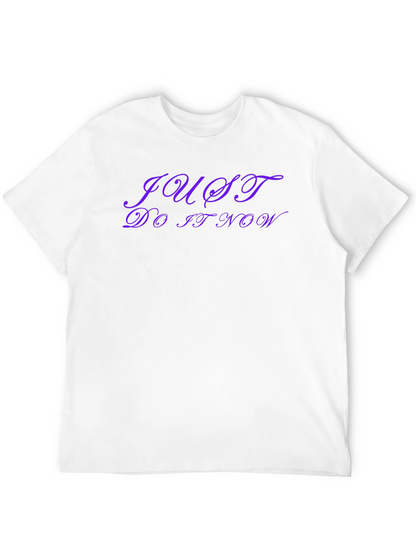 Just Do It Now Black T-Shirt - Motivation