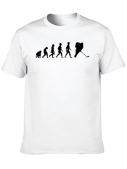 Evolution of Hockey Black T-Shirt