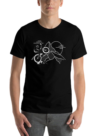 Mountain Bike Adventure Black T-Shirt