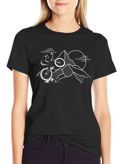 Mountain Bike Adventure Black T-Shirt