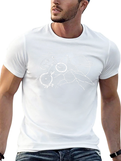 Mountain Bike Adventure Black T-Shirt