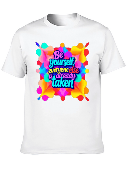Be Yourself Graphic T-Shirt - Black