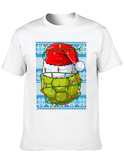 Festive Turtle Shell Christmas T-Shirt