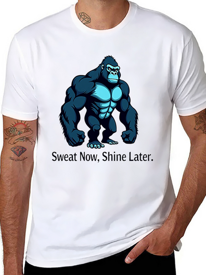 Sweat Now Shine Later Gorilla Graphic Tee