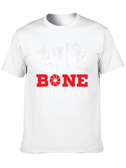 Bone Photographer Skeleton T-Shirt