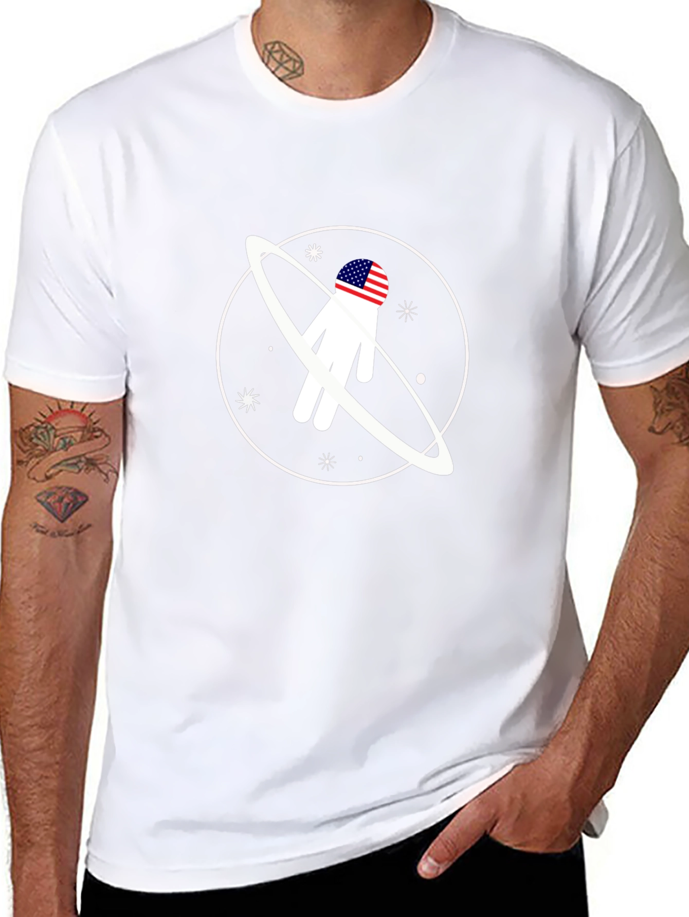 American Astronaut T-Shirt - Space Explorer Tee