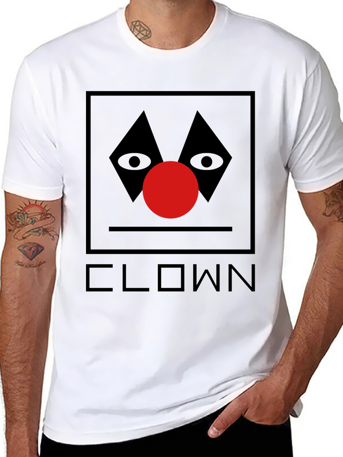 Clown Graphic Tee - Black T-Shirt