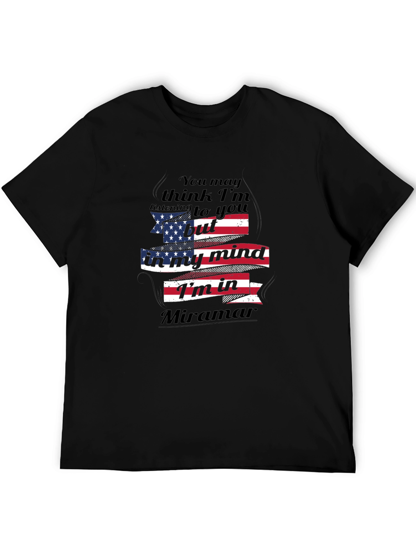 Miramar Mind T-Shirt - Patriotic Novelty Tee