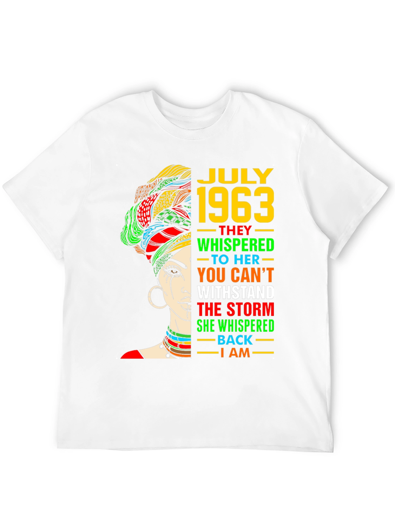 July 1963 Black Woman Graphic Tee
