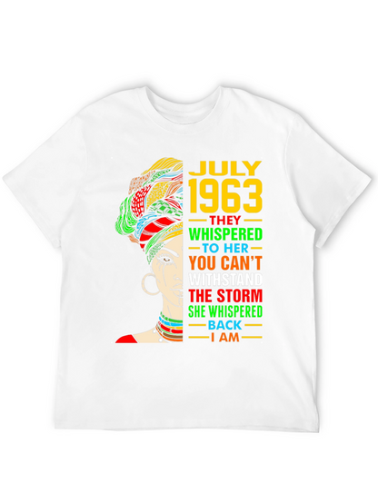 July 1963 Black Woman Graphic Tee