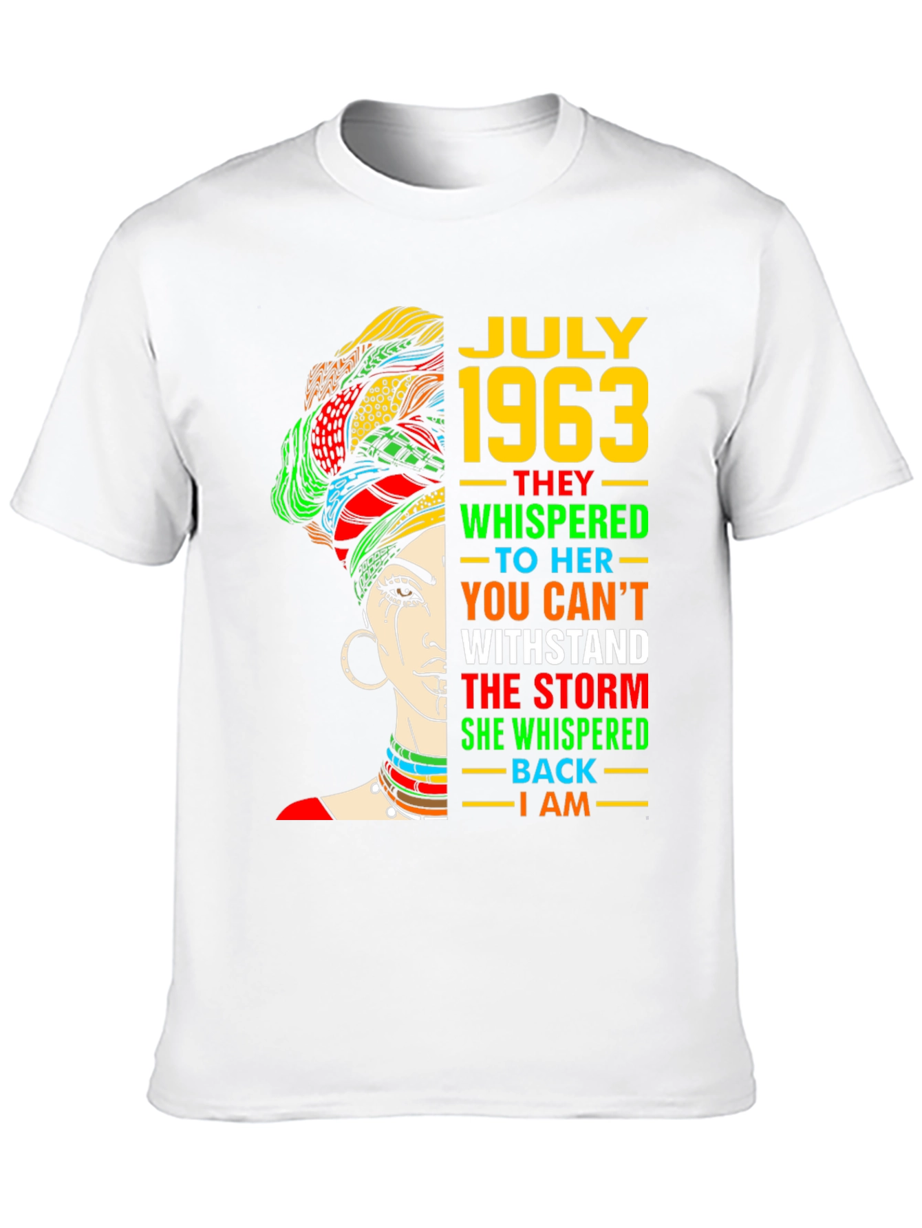 July 1963 Black Woman Graphic Tee