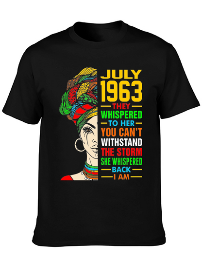 July 1963 Black Woman Graphic Tee