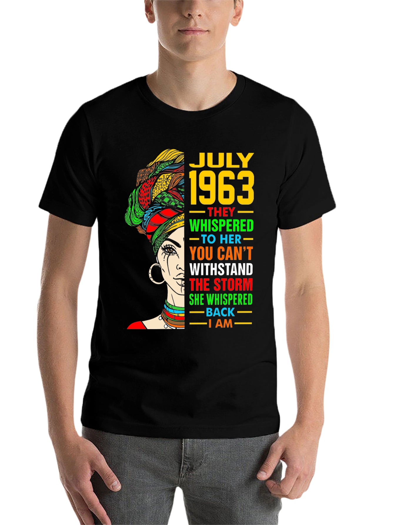 July 1963 Black Woman Graphic Tee