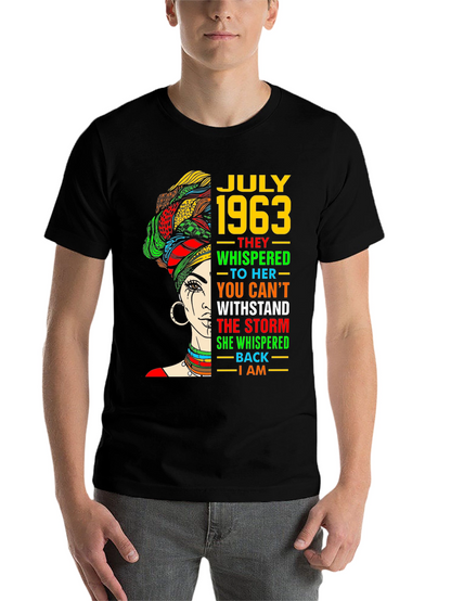 July 1963 Black Woman Graphic Tee