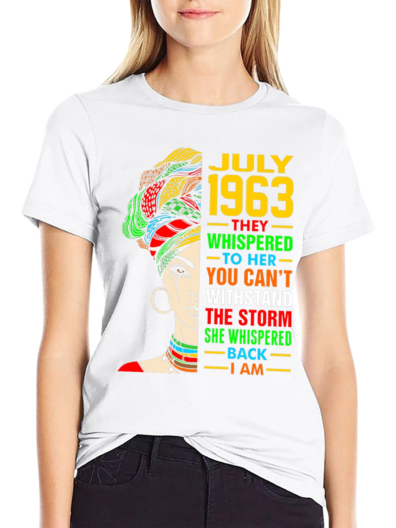 July 1963 Black Woman Graphic Tee