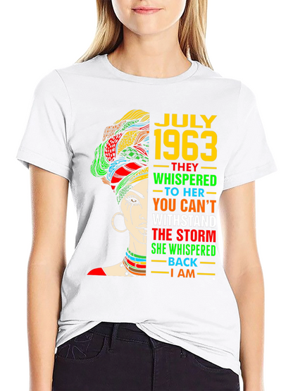 July 1963 Black Woman Graphic Tee