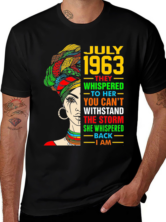 July 1963 Black Woman Graphic Tee